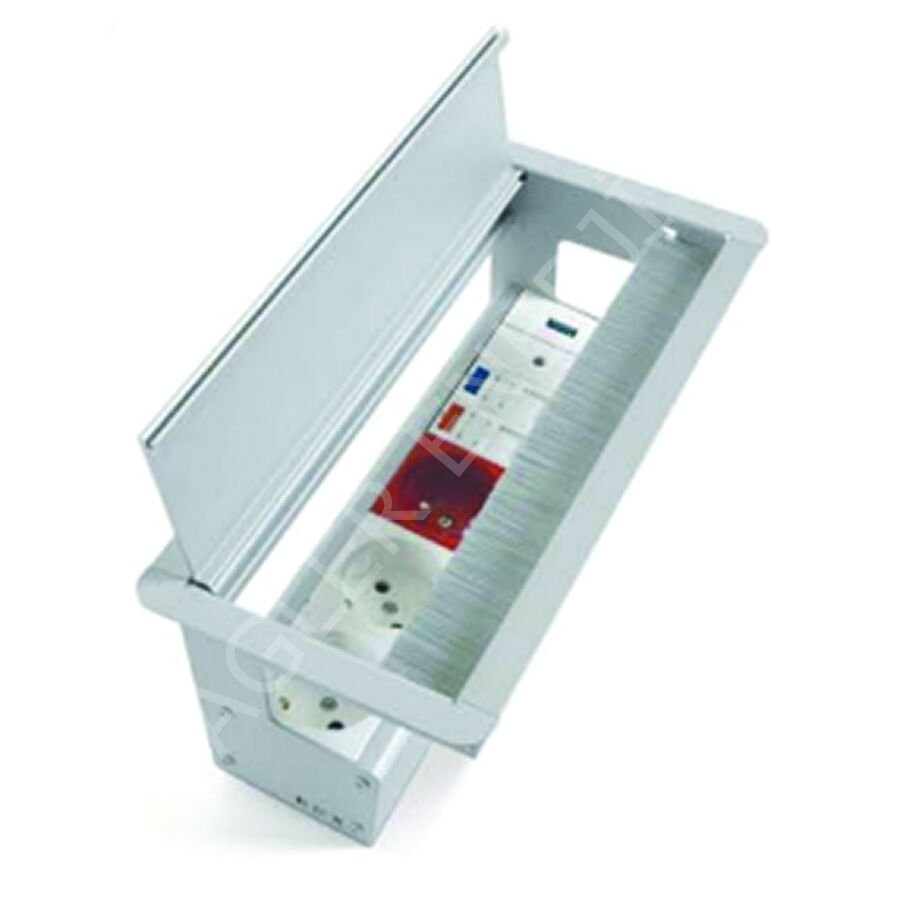 MASAÜSTÜ GÖMÜLÜ TİP PRİZ SİSTEMLERİ - DERİN KASA 2 ŞEBEKE PRİZ, 1 UPS PRİZ, 2 DATA