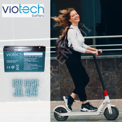 12V 14AH JEL AKÜ, VIOTECH MART 2025 ÜRETİM