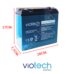 12V 24AH JEL AKÜ, VIOTECH 2025 ÜRETİM