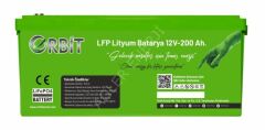 12 V 200 Ah LiFePO4 Akü-ABS Kasa