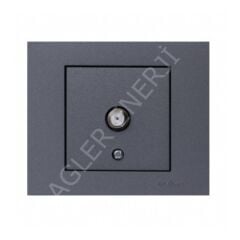 UYDU PRİZİ, F TİPİ - OVİVO - FÜME